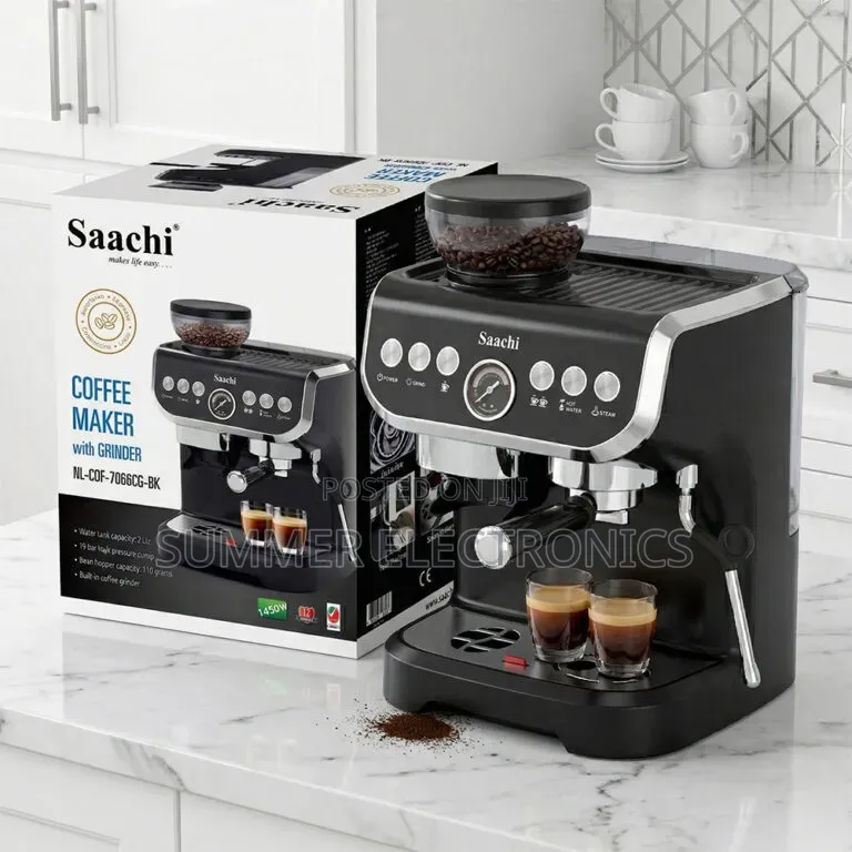 Saachi Coffee Maker With Grinder