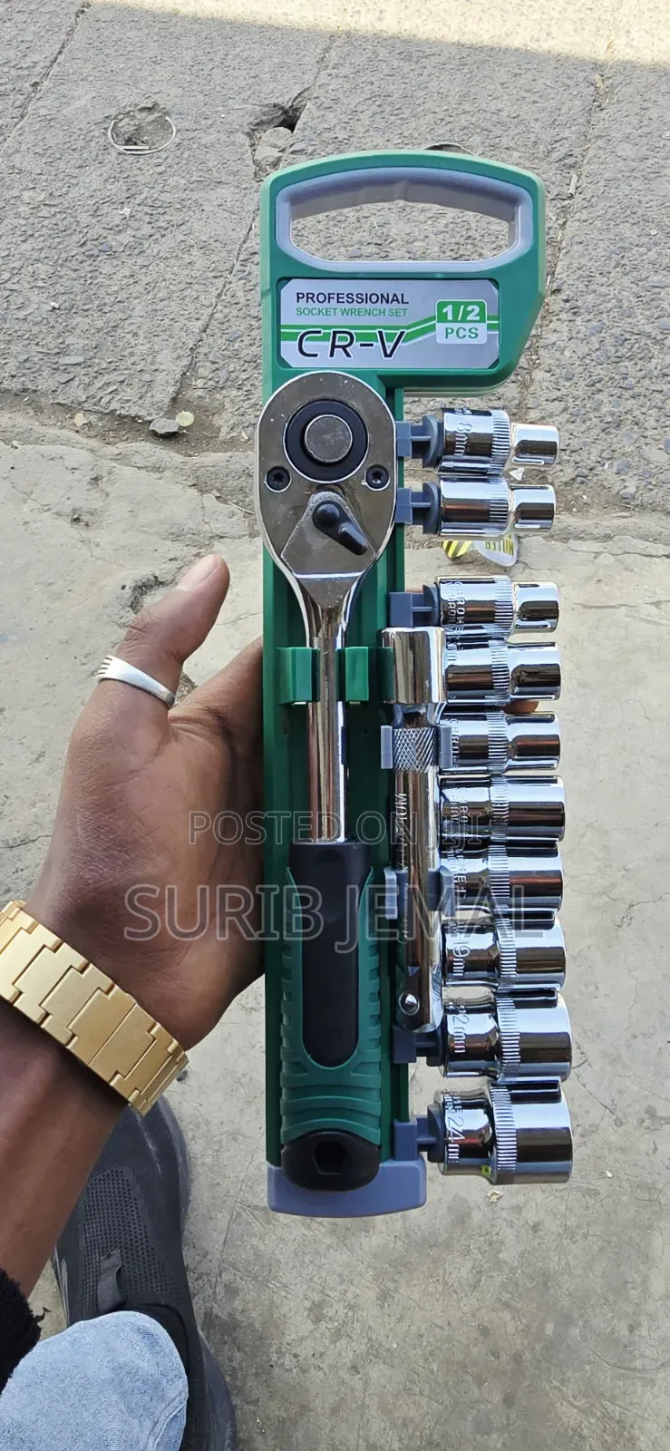 Compact Socket Wrench and Ratchet Set 8mm - 24mm