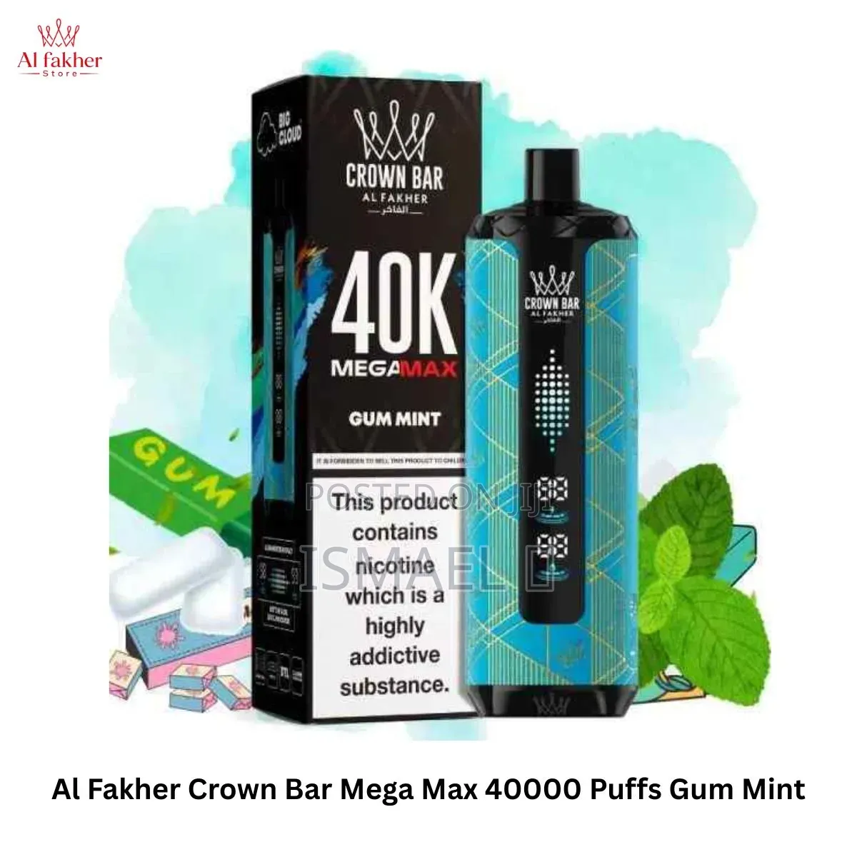 Alfakher Gum Mint 40k