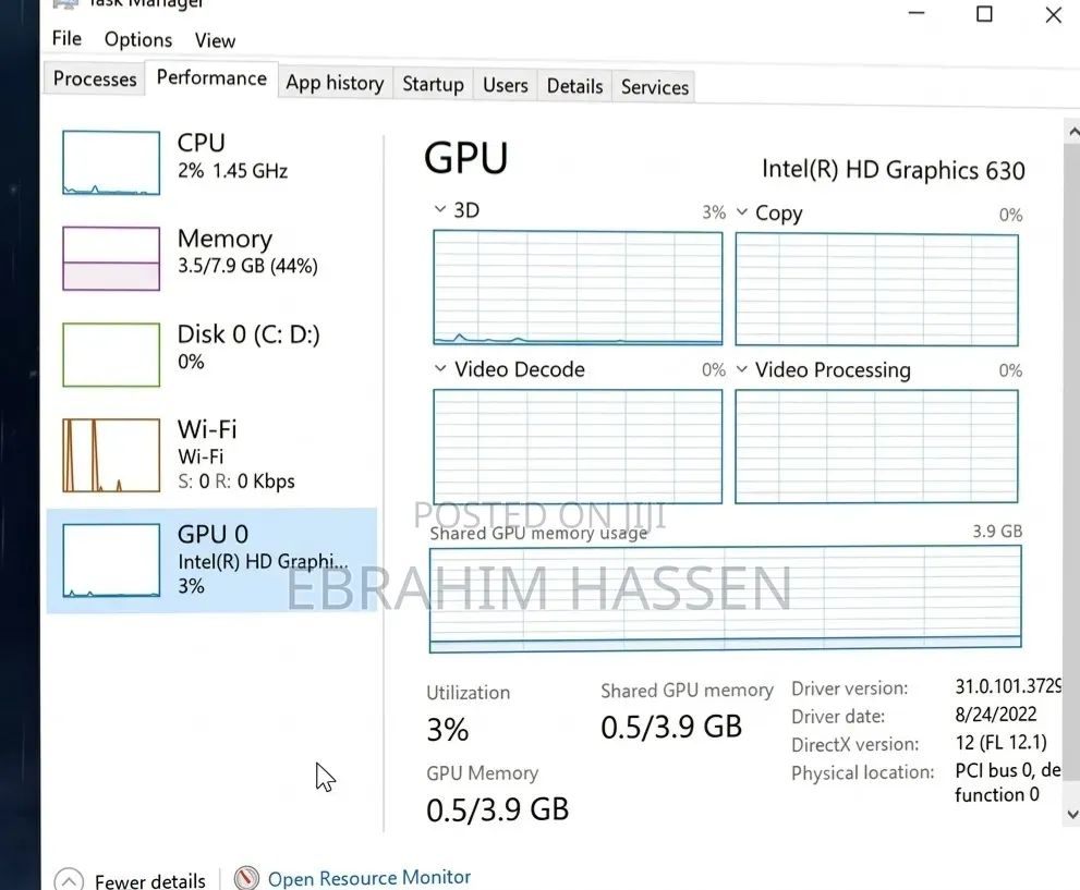 Desktop Computer Dell OptiPlex 3050 8GB Intel Core i5 SSD 512GB