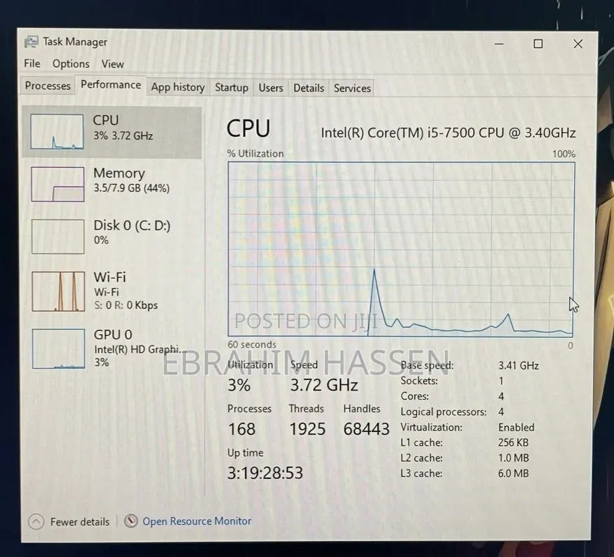 Desktop Computer Dell OptiPlex 3050 8GB Intel Core i5 SSD 512GB