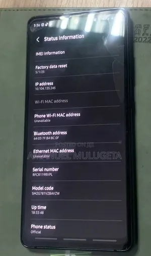 New Samsung Galaxy S20 FE 5G 128 GB Blue