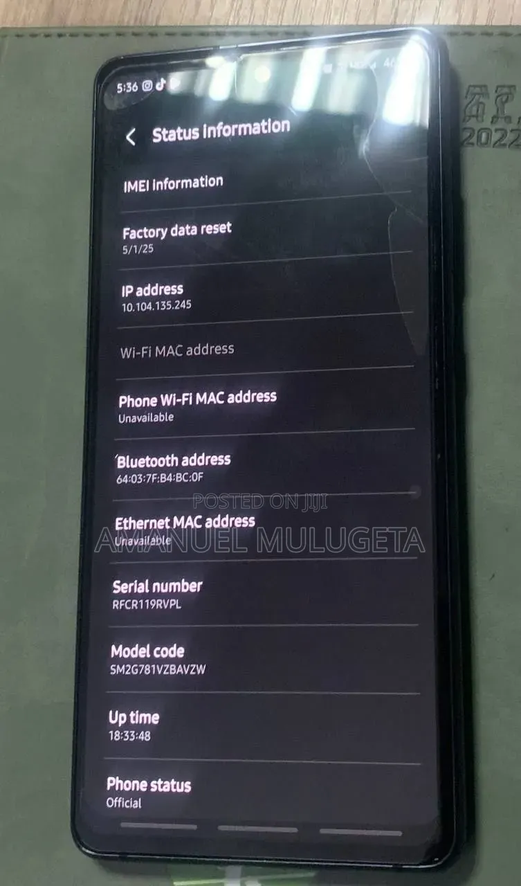 New Samsung Galaxy S20 FE 5G 128 GB Blue