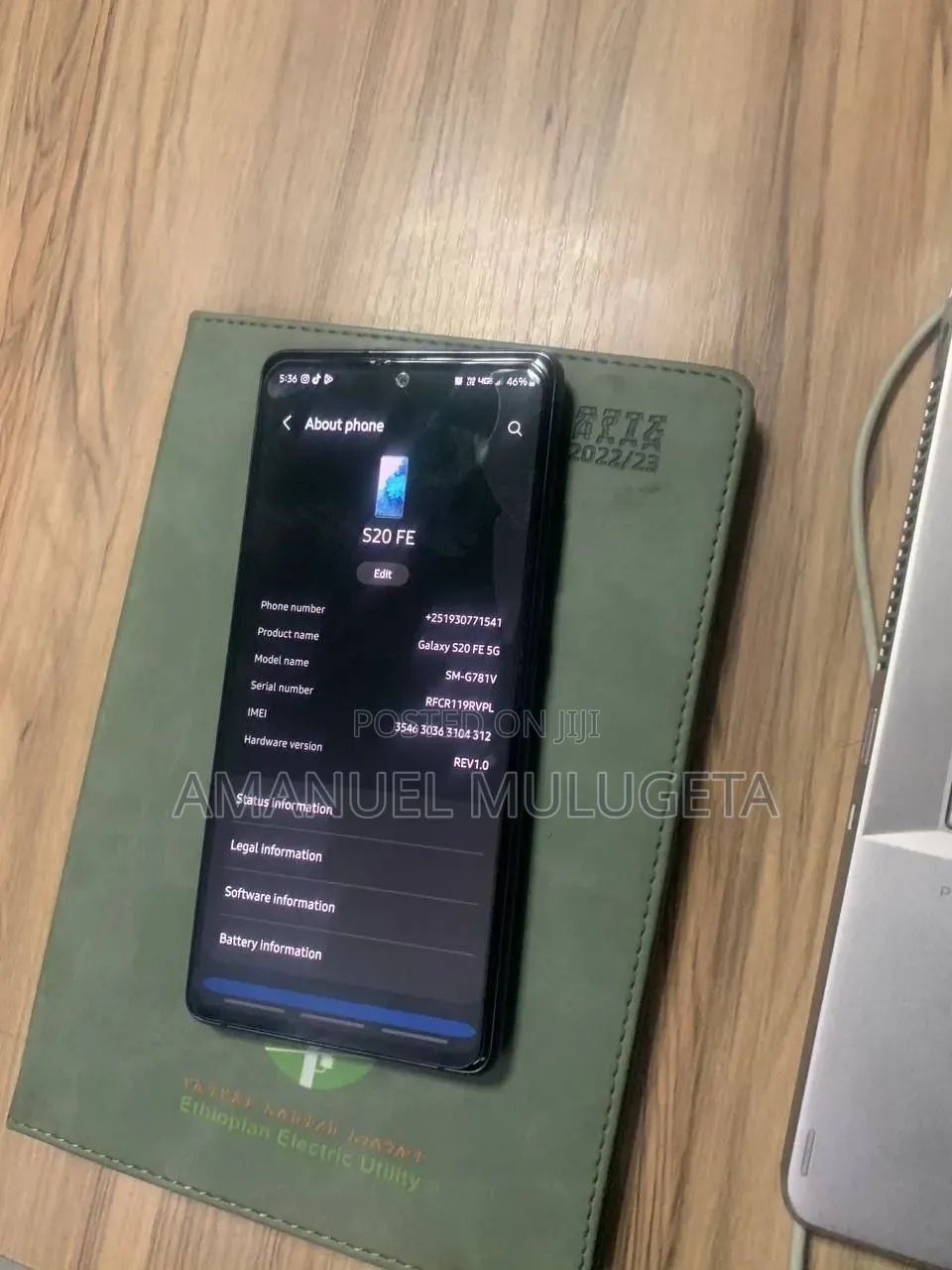 New Samsung Galaxy S20 FE 5G 128 GB Blue