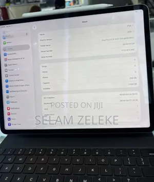 New Apple iPad Pro (2022) 256 GB Black