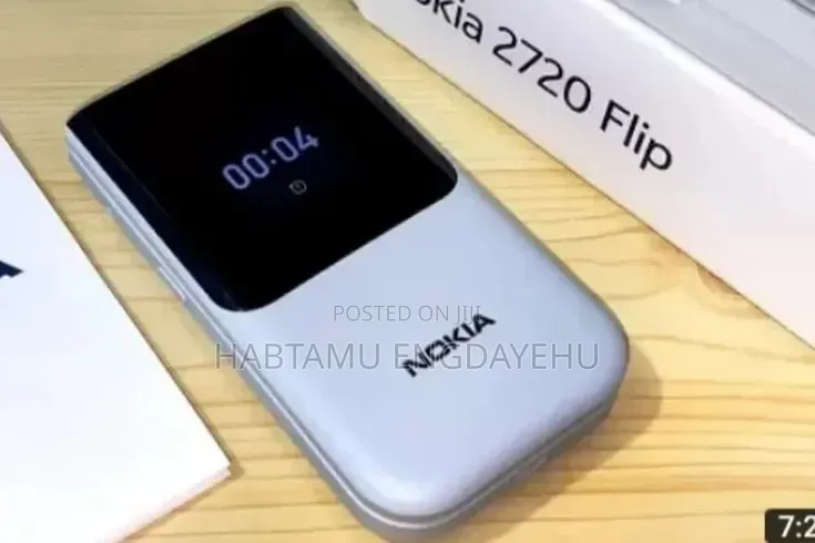 New Nokia 2720 Flip 512 GB Silver