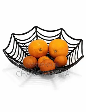 Spider Web Fruit Basket – Metallic – Free Delivery