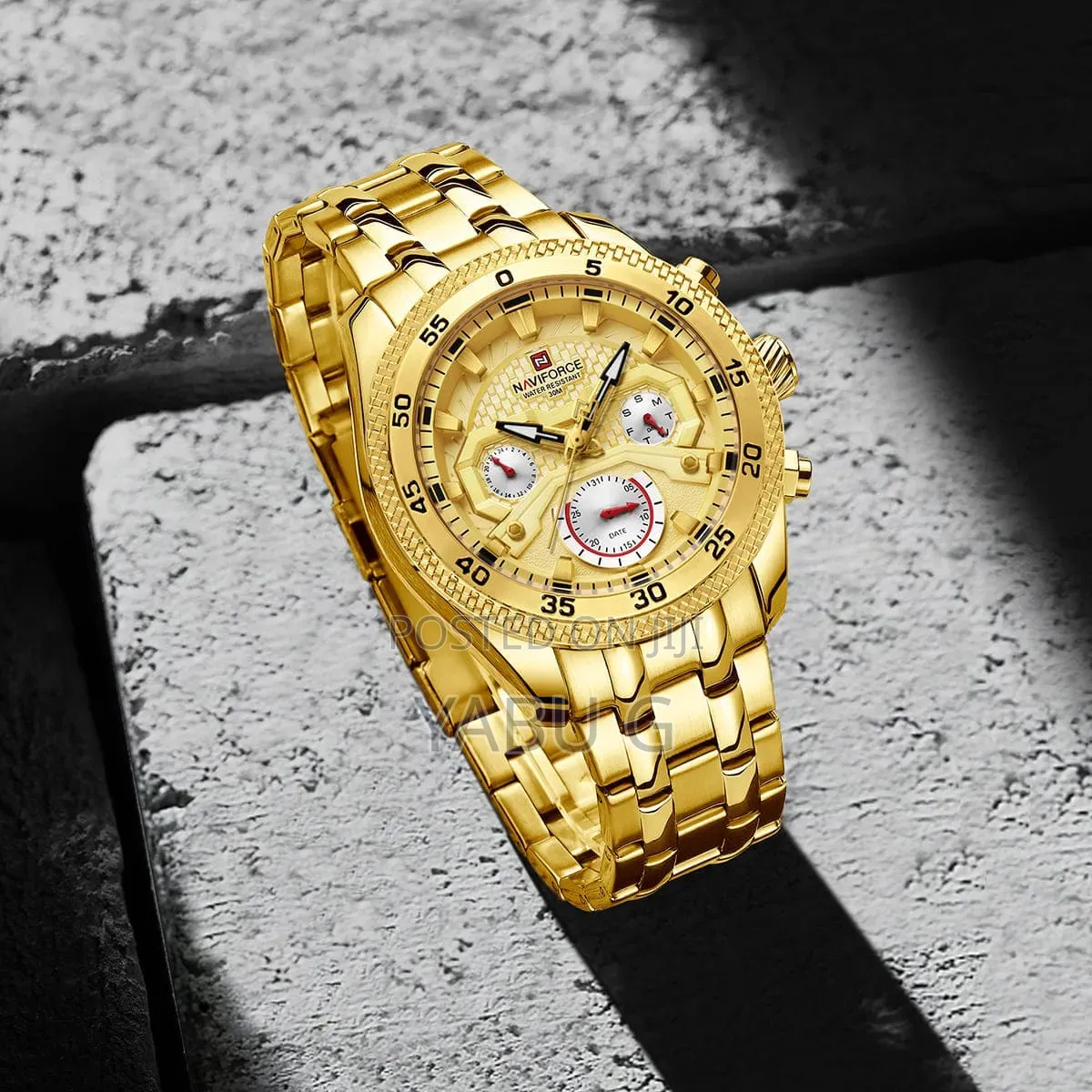 NAVIFORCE Gold Men Watch Fashion Simple Business