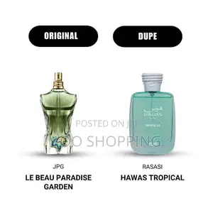 HAWAS TROPICAL Perfume for Men(Dupe of JPG Paradise Garden)