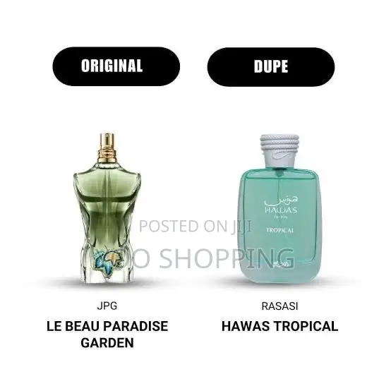 HAWAS TROPICAL Perfume for Men(Dupe of JPG Paradise Garden)