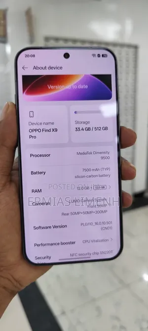 New Oppo Find X9 Pro 512 GB Black