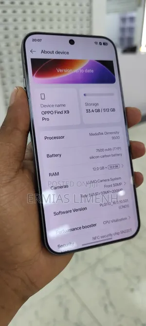 New Oppo Find X9 Pro 512 GB Black