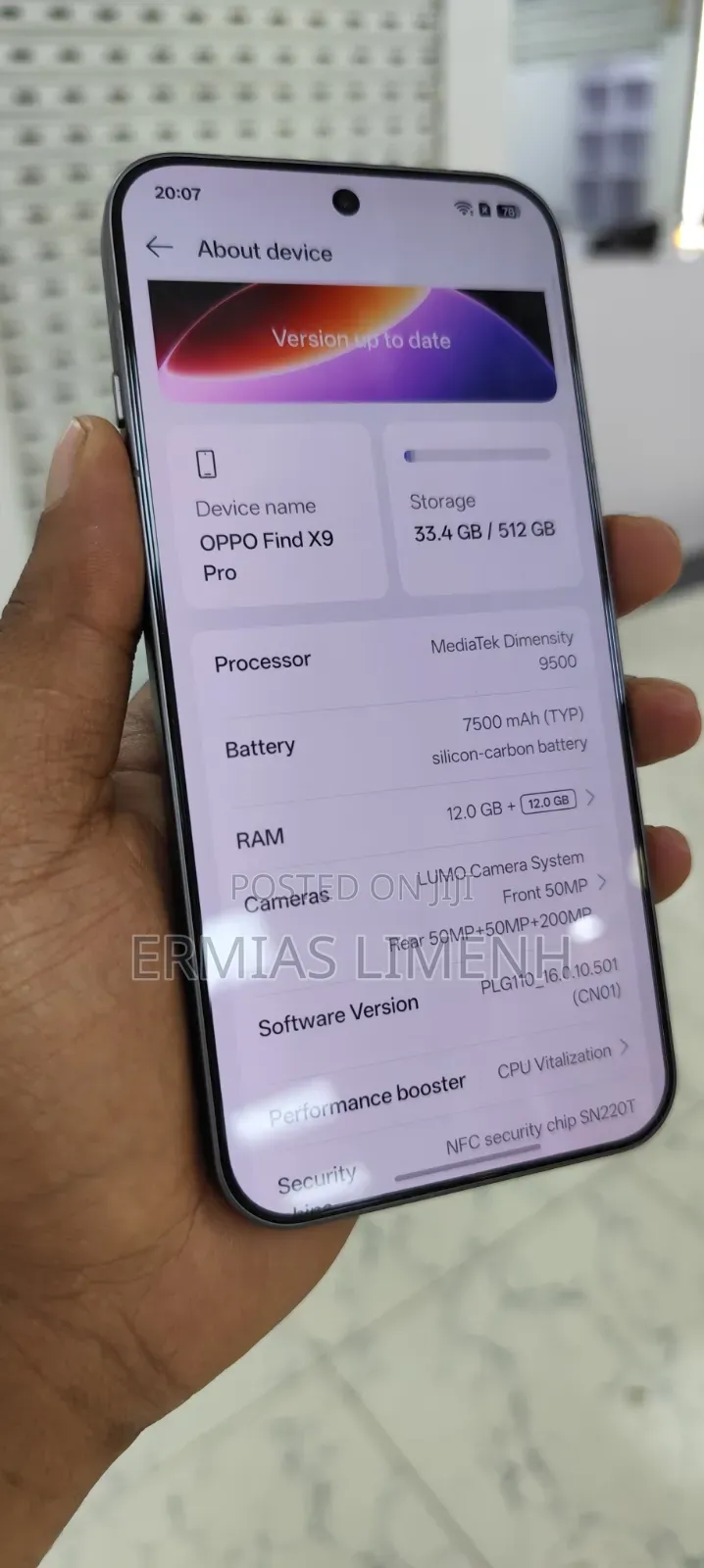 New Oppo Find X9 Pro 512 GB Black