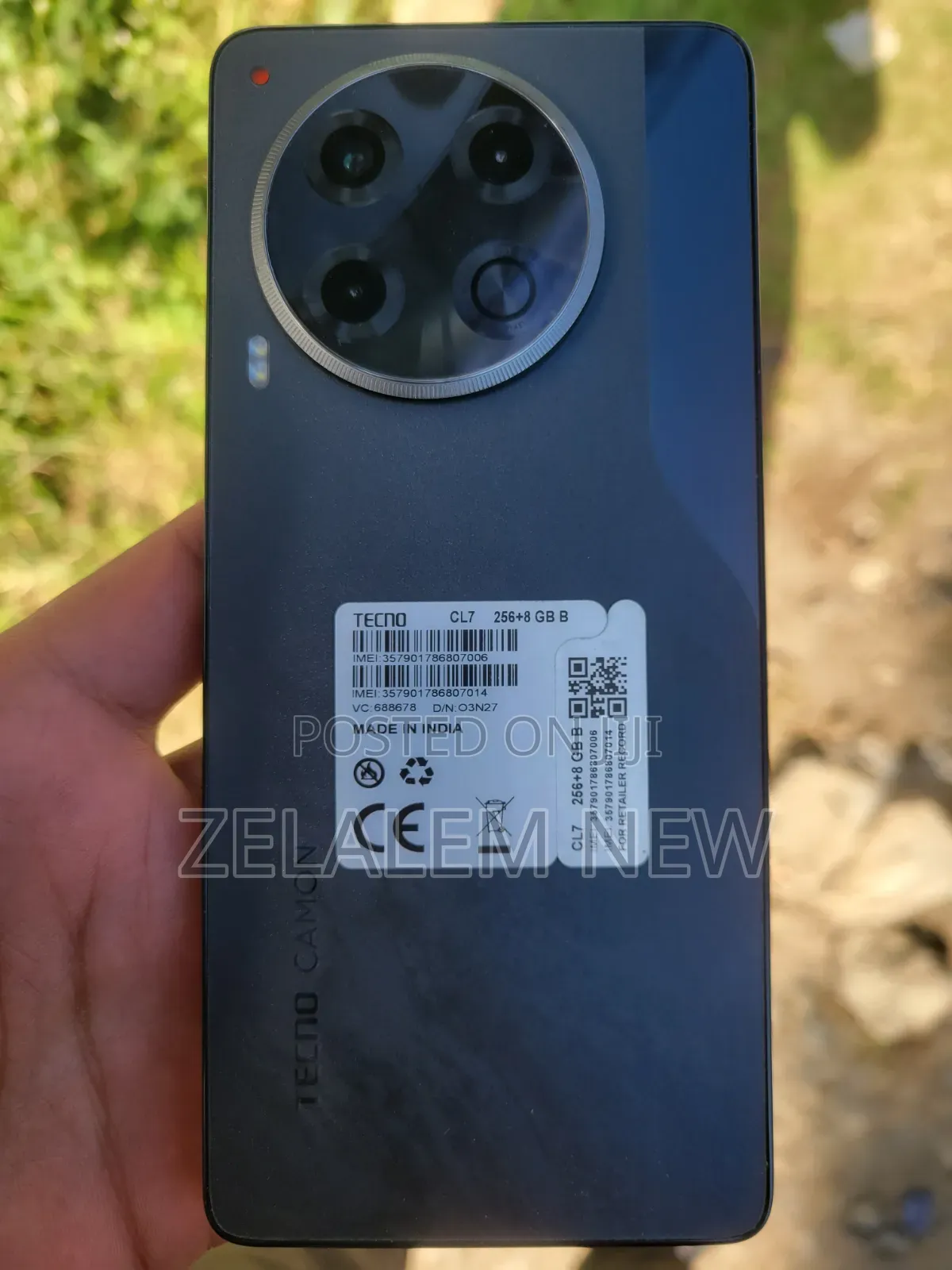 New Tecno Camon 30 256 GB Silver