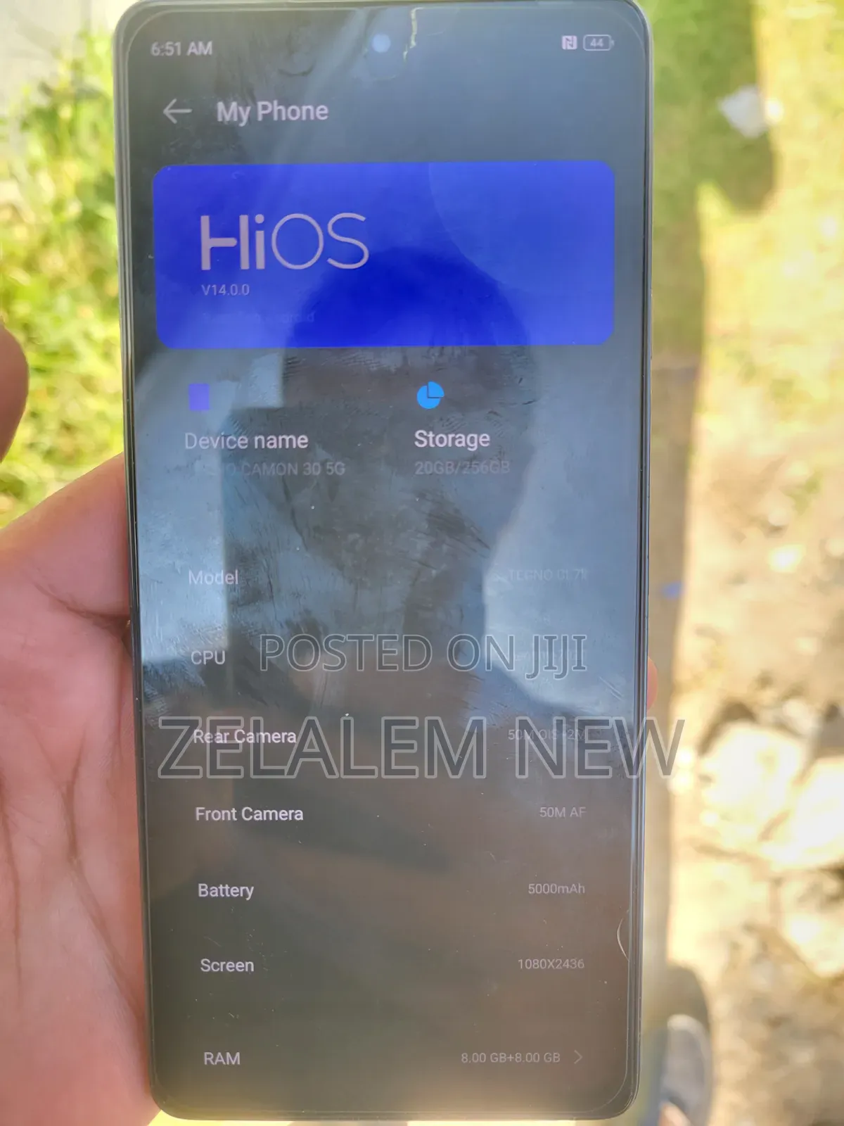 New Tecno Camon 30 256 GB Silver