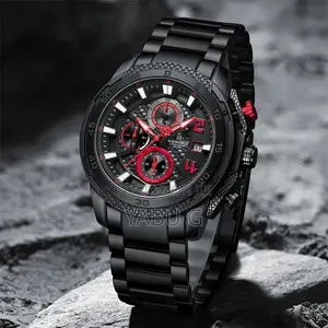 Naviforce Black Red for Men's Watch