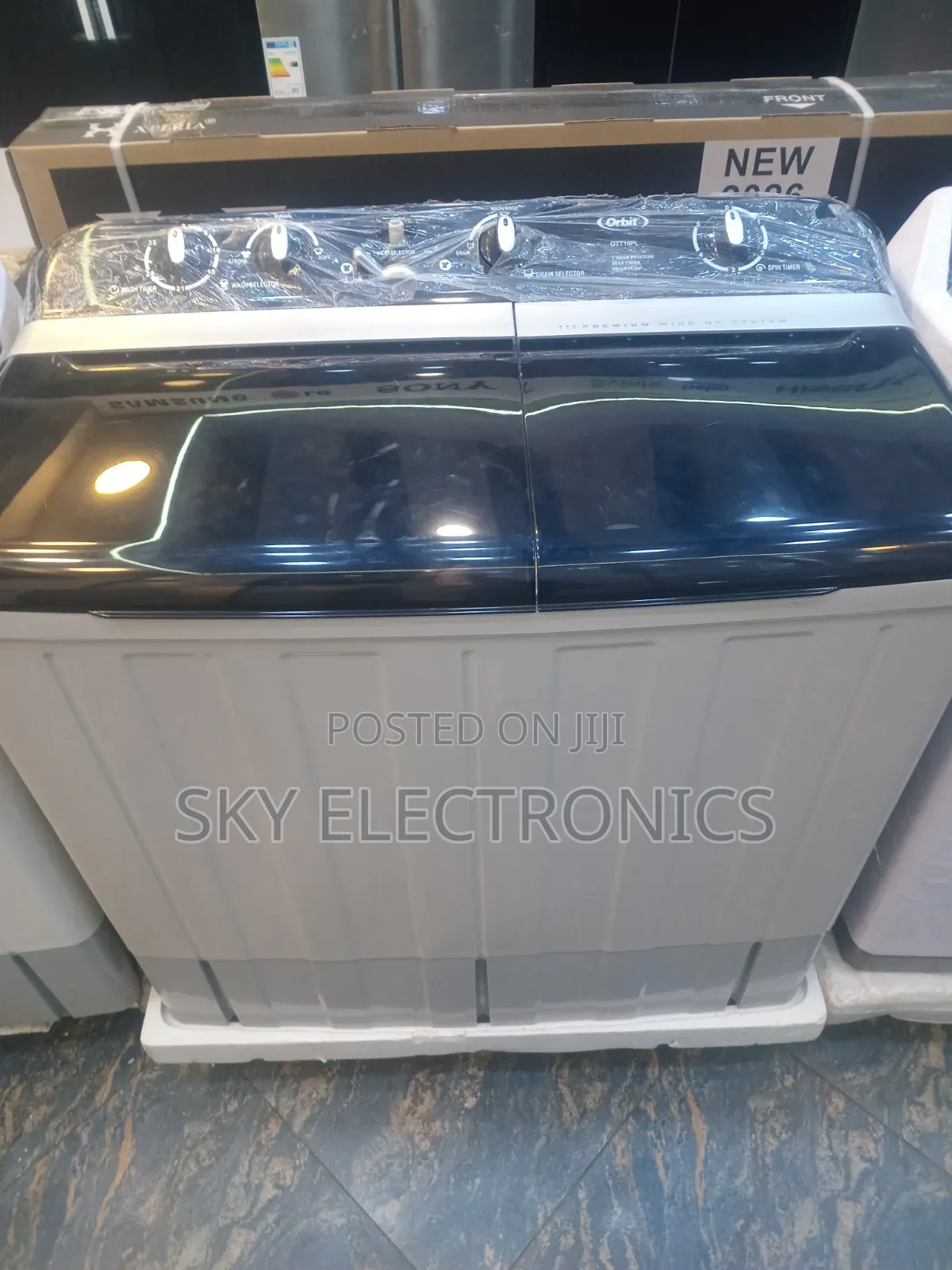 Orbit 16kg Washing Machine Manual System