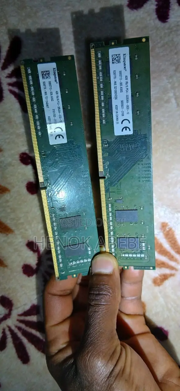 Kingston 8GB DDR4 3200MHz Desktop RAM (2 X 4GB Pair) - Brand New