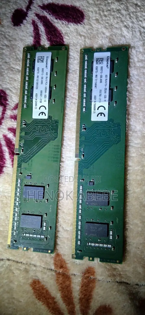 Kingston 8GB DDR4 3200MHz Desktop RAM (2 X 4GB Pair) - Brand New