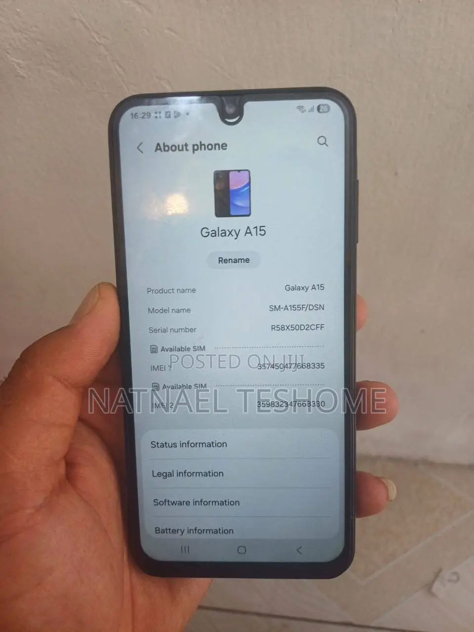 Samsung Galaxy A15 128 GB Blue