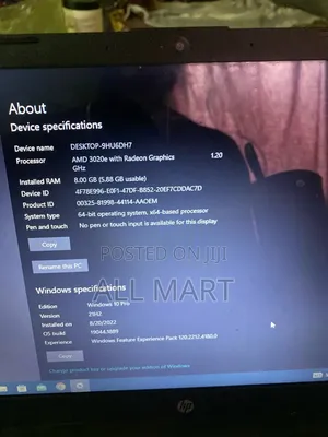 Laptop HP 14-dq1088wm 8GB AMD A10 SSD 128GB