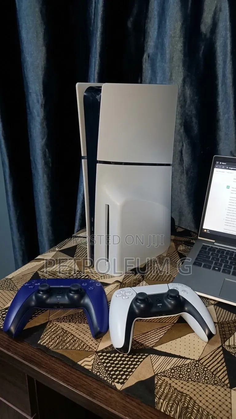 PS5 With 2 Controls and 10 Games