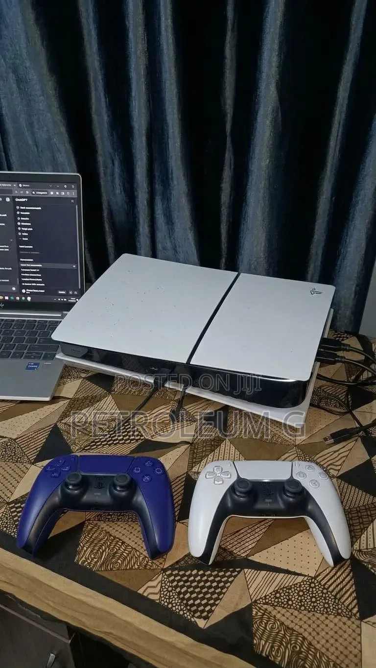 PS5 With 2 Controls and 10 Games