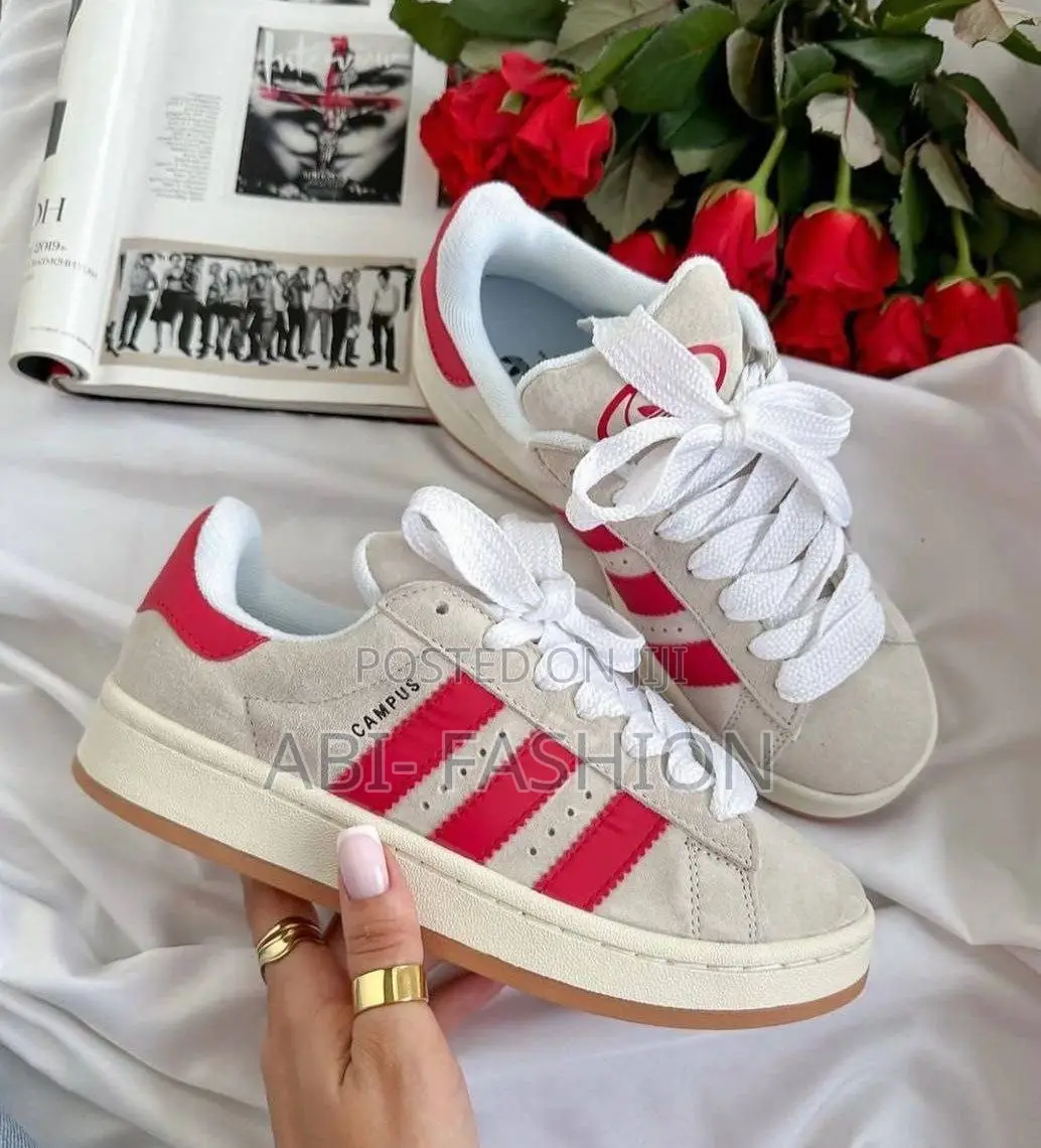 Adidas Campus 00s Grey X Red | New Arrival | Sizes: 40, 41, 42, 43, 44