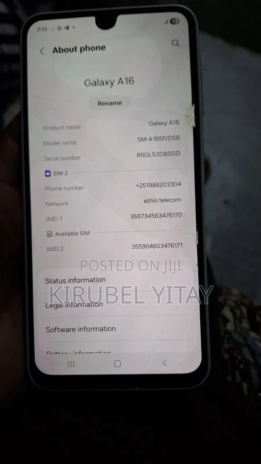 Samsung Galaxy A16 5G 128 GB White