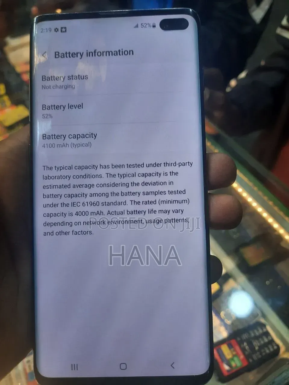 Samsung Galaxy S10 Plus 128 GB Blue