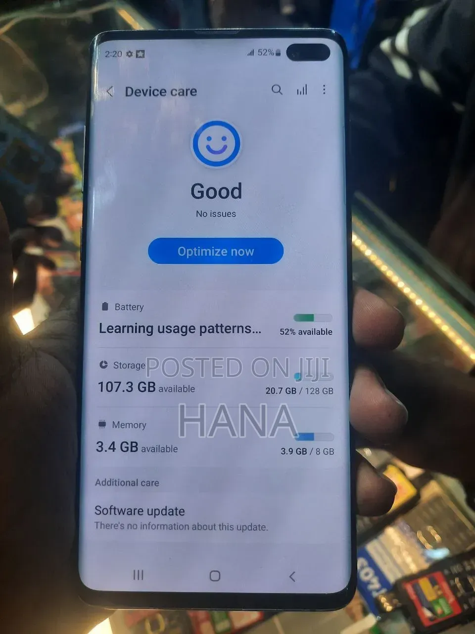 Samsung Galaxy S10 Plus 128 GB Blue