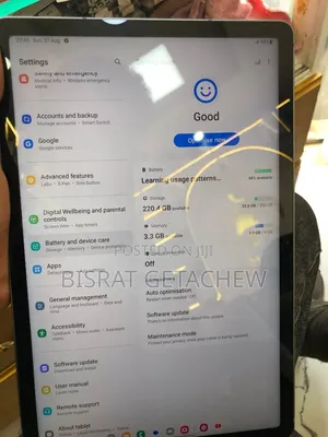 New Samsung Galaxy Tab S9 FE 256 GB Black