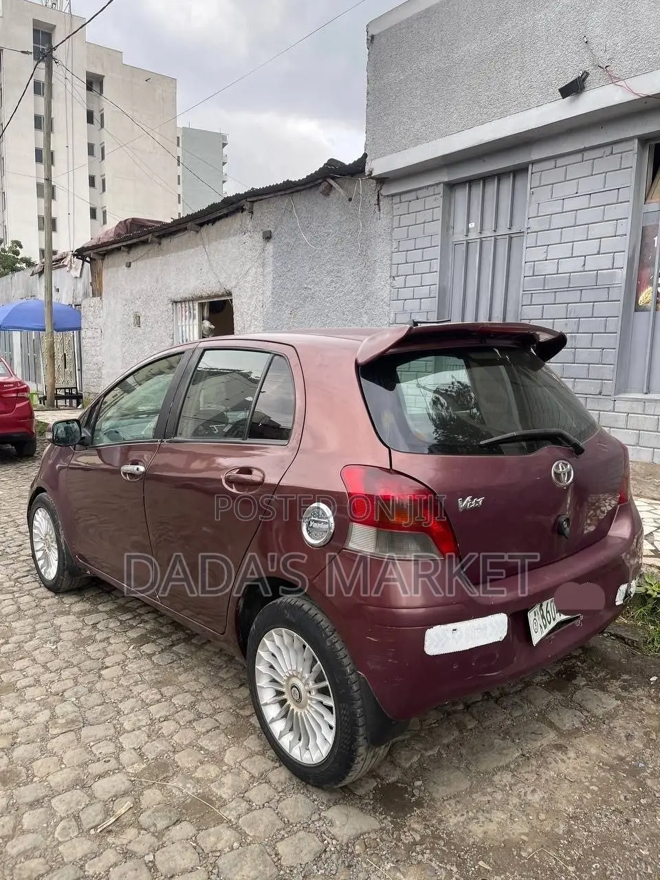 Toyota Yaris 2010 Burgundy