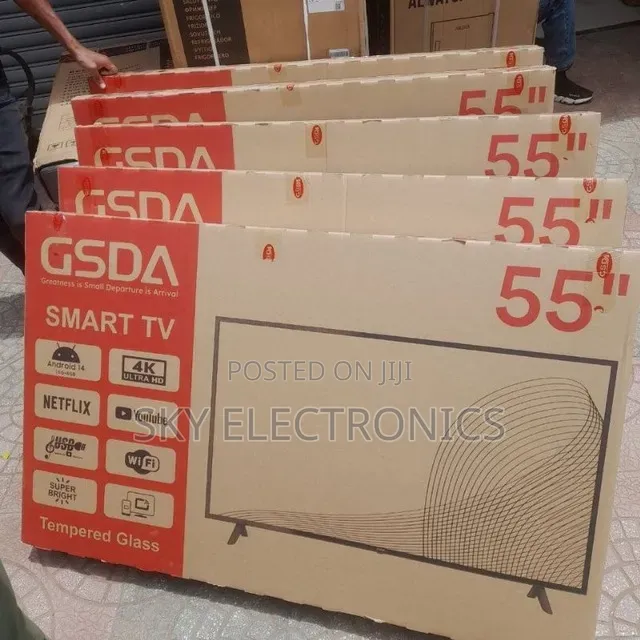 Gsda TV 55inchi Led 4k Smart Android TV