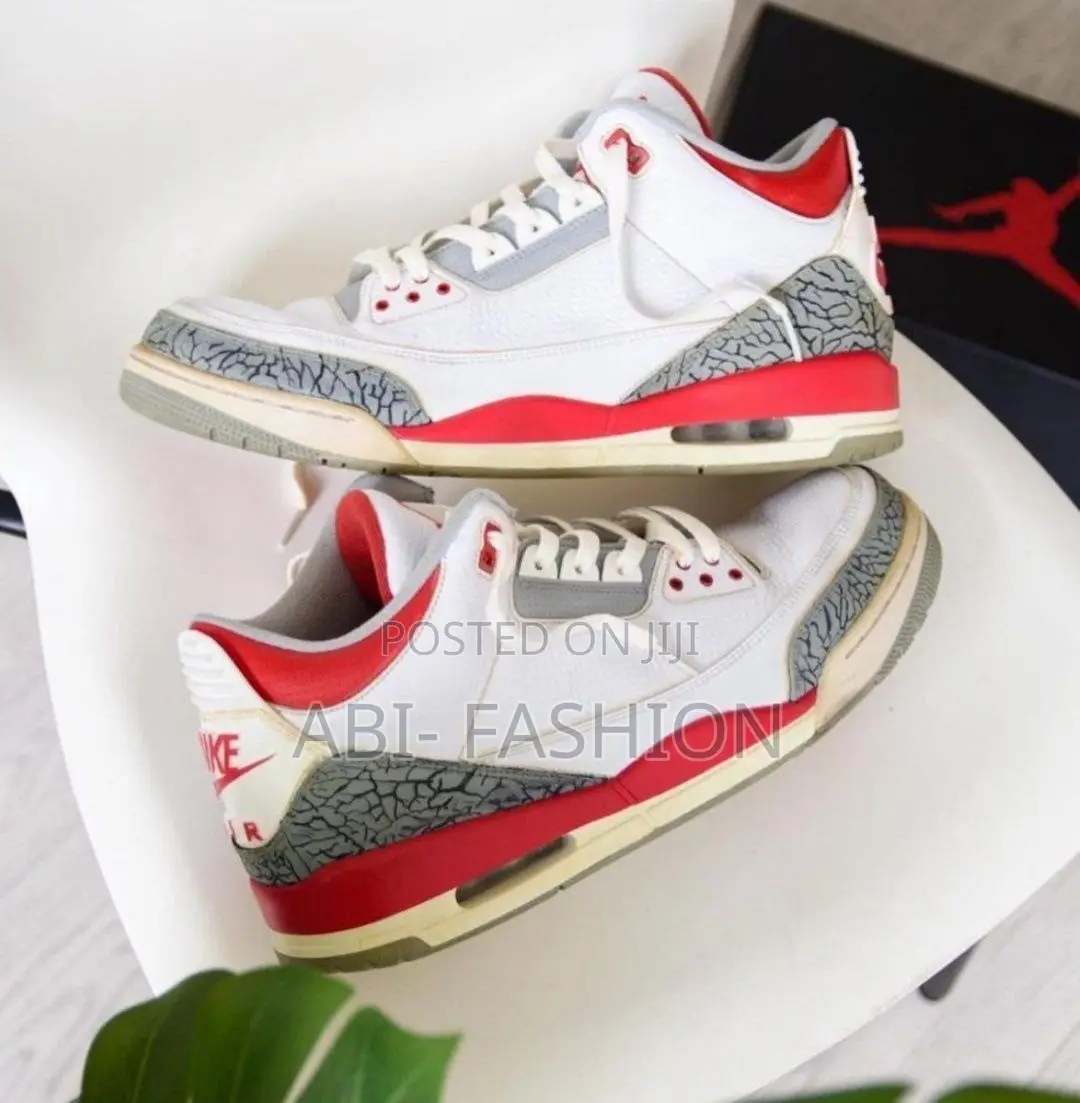 Air Jordan 3 Retro Red High | New Arrival | Sizes: 40, 41, 42, 43, 44