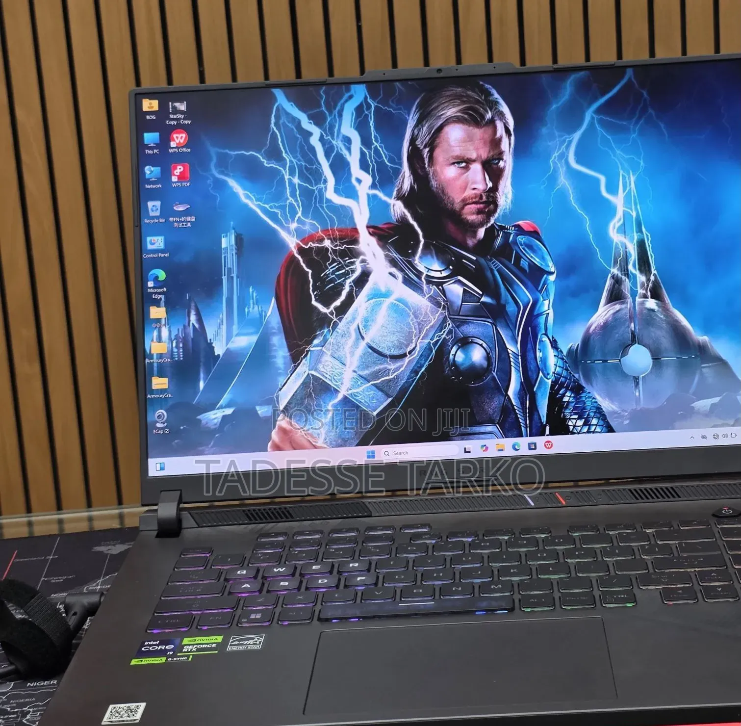 New Laptop Asus ROG Strix G16 G614 16GB Intel Core i9 SSD 1T