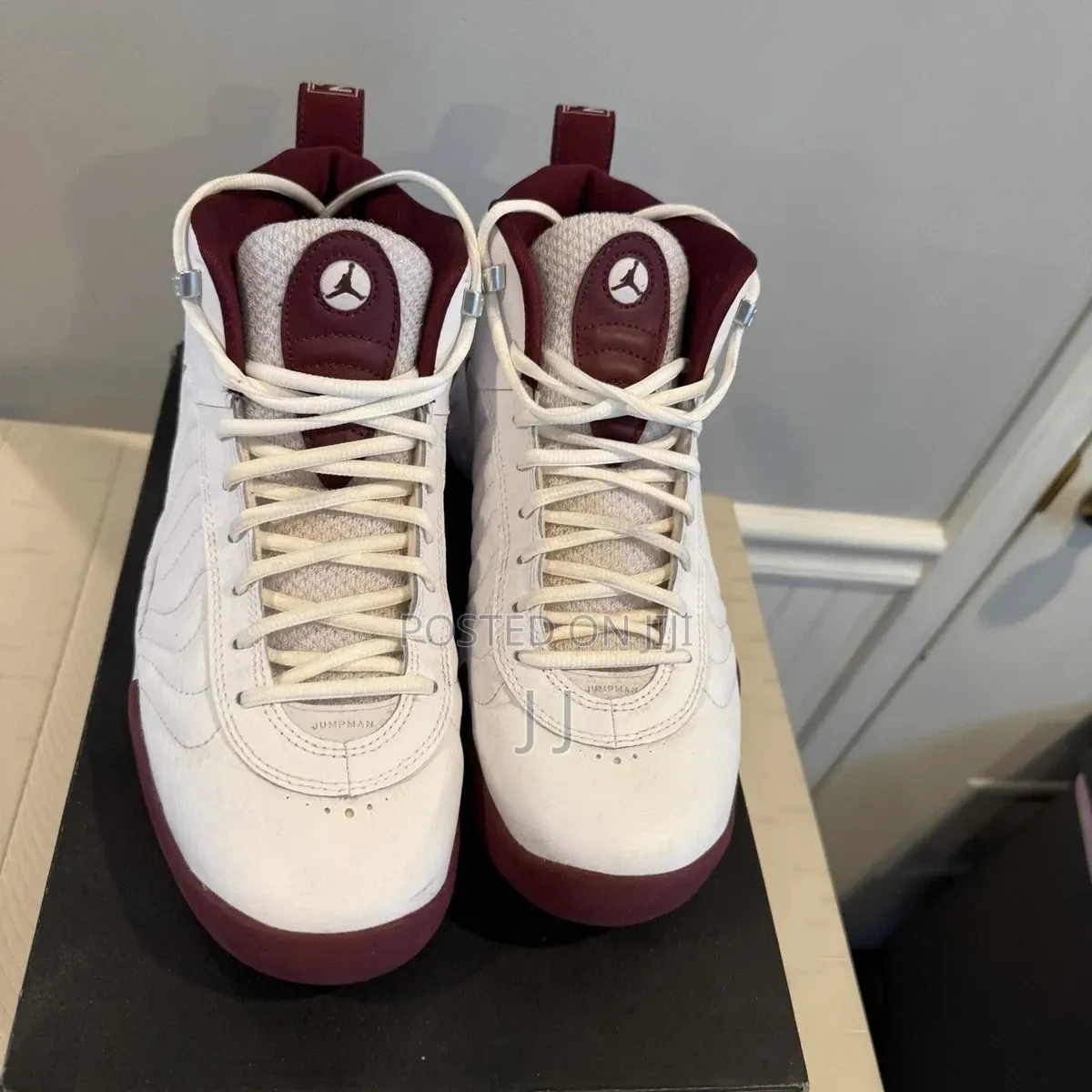 Nike Air Jordan Jumpman Pro Cherrywood White Red Mens