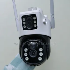 V380 4G Double Lens Solar Camera SIM Card Outdoor CCTV Night Vision