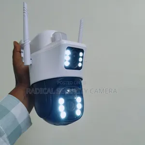 V380 4G Double Lens Solar Camera SIM Card Outdoor CCTV Night Vision
