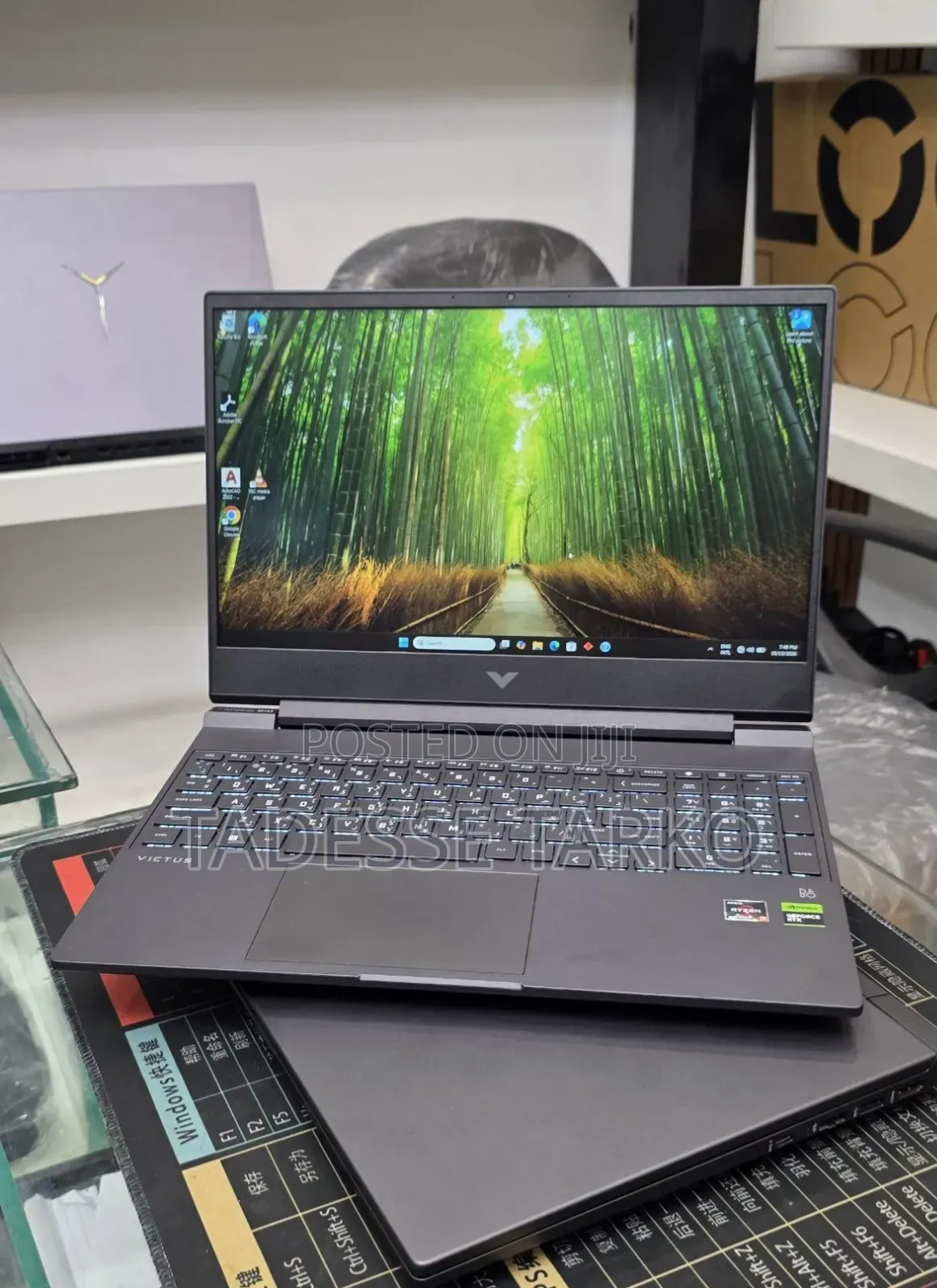 New Laptop HP Victus 15 8GB AMD Ryzen 5 SSD 512GB