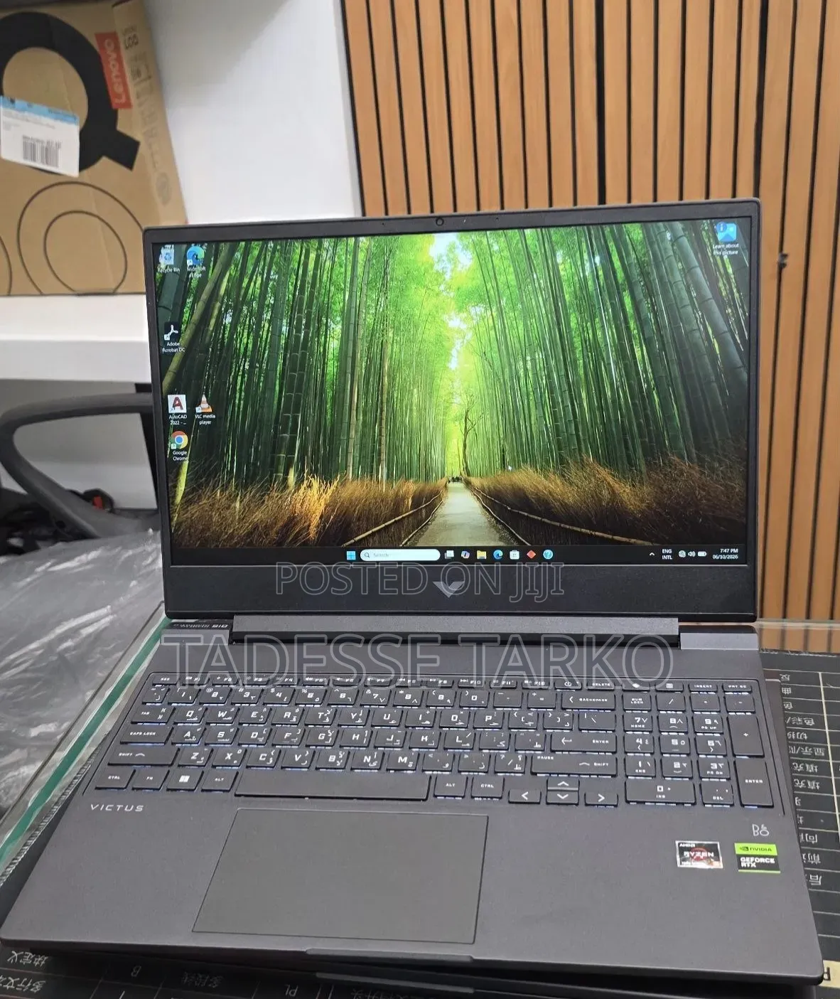 New Laptop HP Victus 15 8GB AMD Ryzen 5 SSD 512GB
