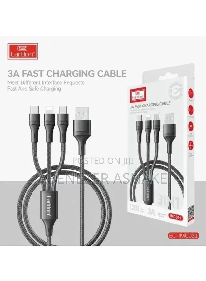 One Cable,three Connectors