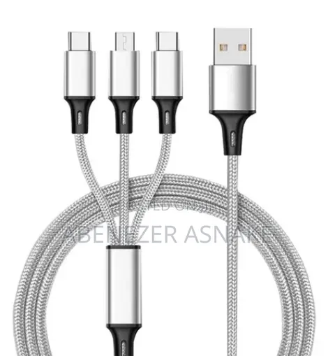 One Cable,three Connectors