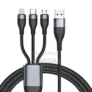 One Cable, Three Connectors