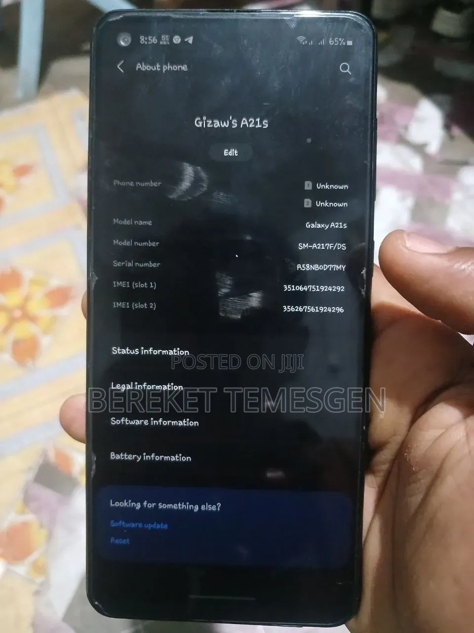 Samsung Galaxy A21s 64 GB Black