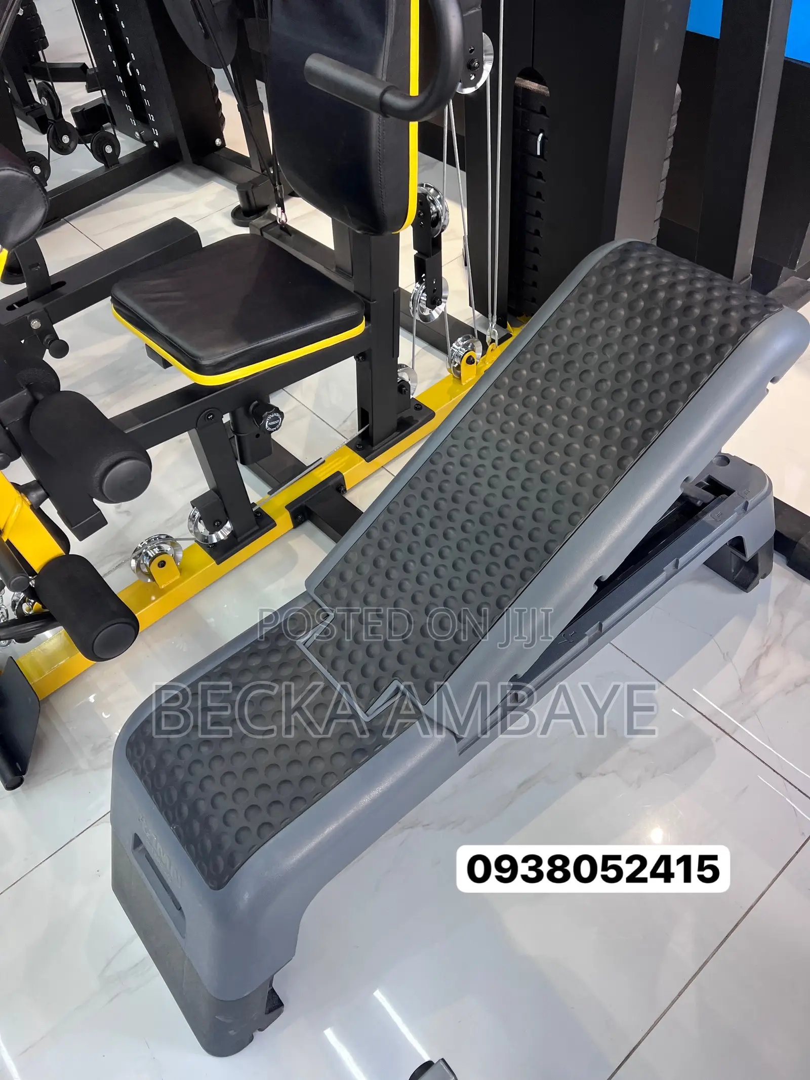 የጂም ስቴፐር እና ቤንች / Multi-Purpose Gym Bench & Stepper