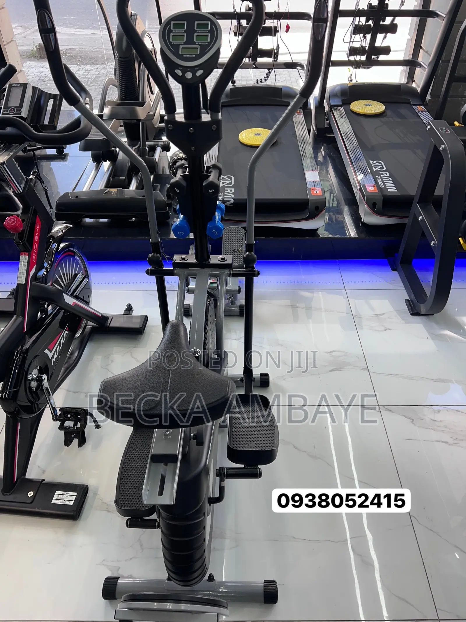 ባለ 4 በአንድ ኦሪጅናል ኤሊፕቲካል ማሽን / Elliptical CrossBike / Exercise Bike