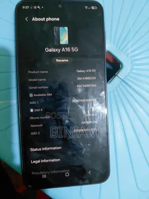 Samsung Galaxy A16 5G 128 GB Black