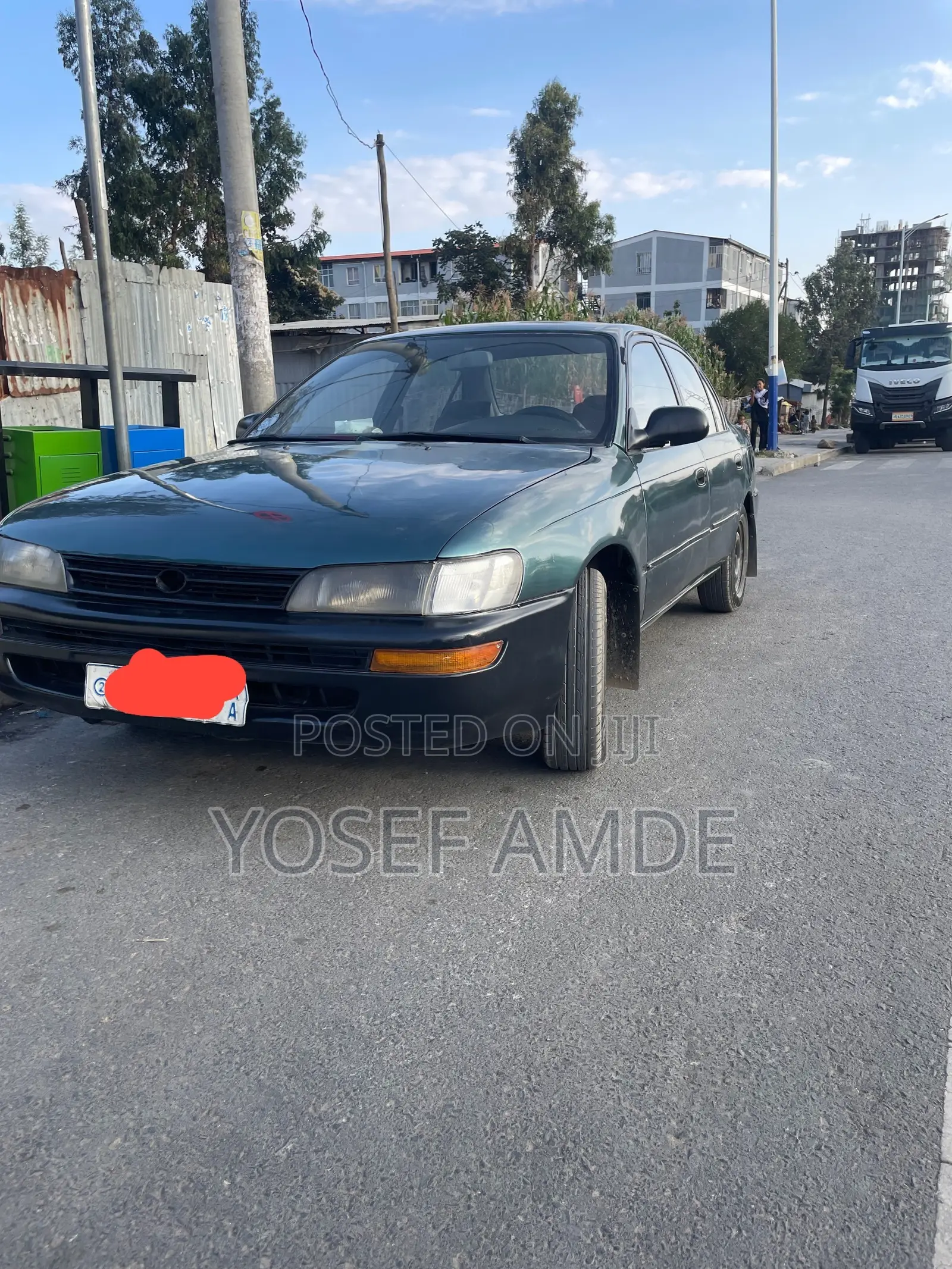 Toyota Corolla II 1.3 FWD 1993 Green