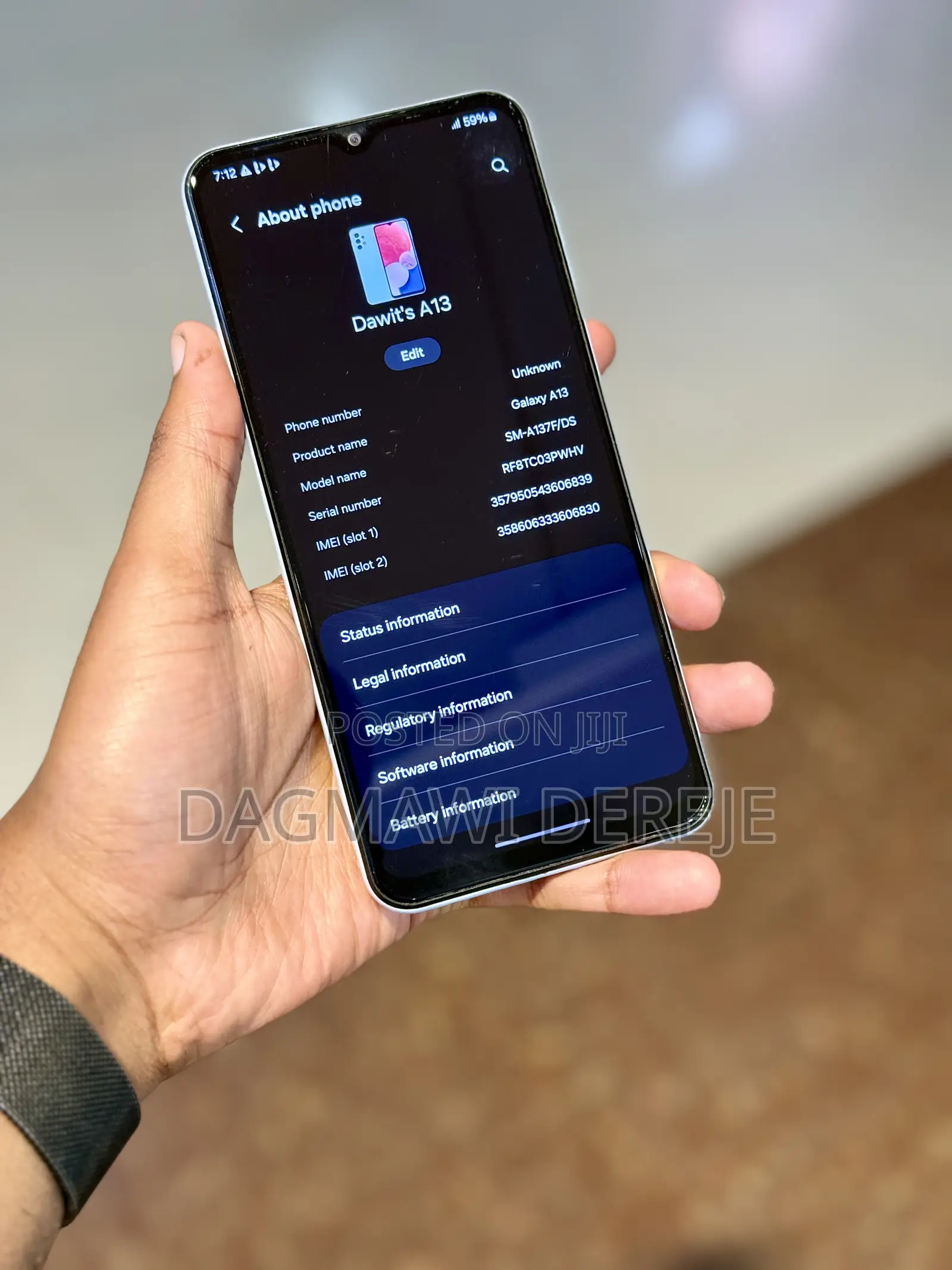 New Samsung Galaxy A13 64 GB Blue